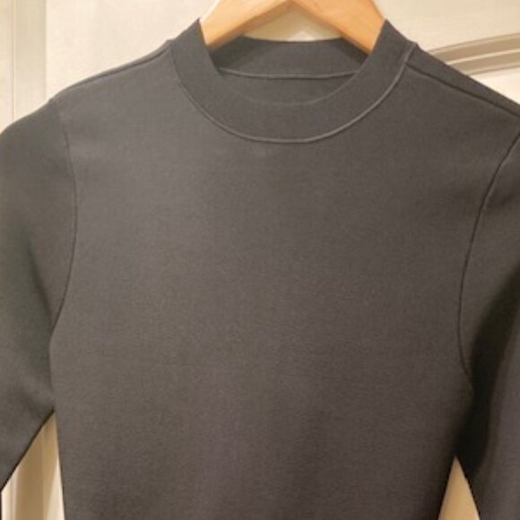 Alice + Olivia black reversible long sleeved mini dress - Picture 1 of 4